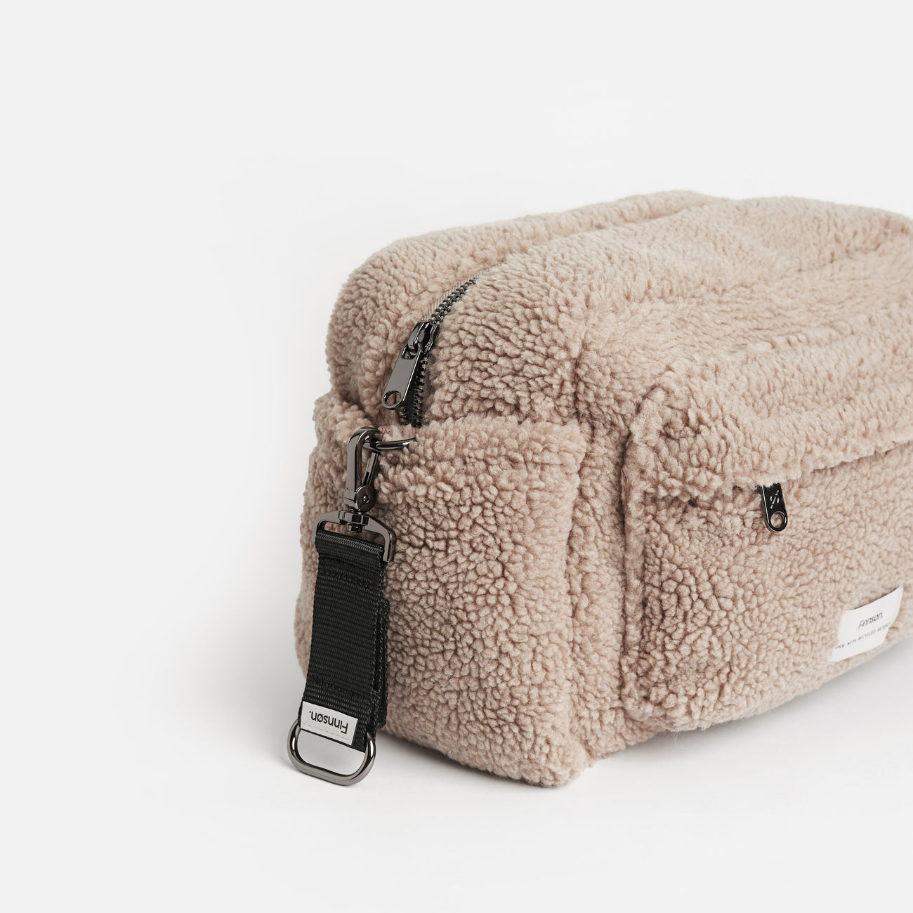 Freya Borg Eco Oversized Stroller Organiser + Buggy Clips (Beige)